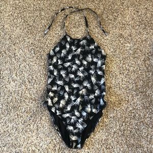 La Blanca Women’s Black White One Piece Swim Suit